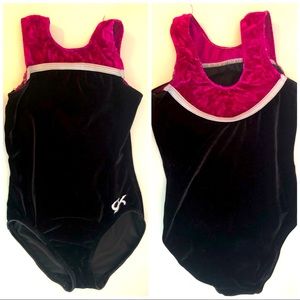 GK ELITE velvet gymnastics leotard